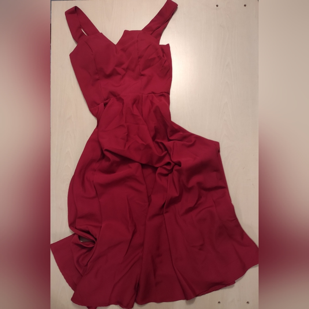 Corset vintage 50s style maxi swing (fit and flare) sleeveless dress